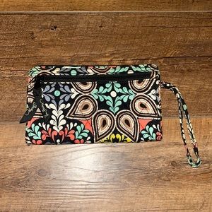Colorful Vera Bradley Wristlet